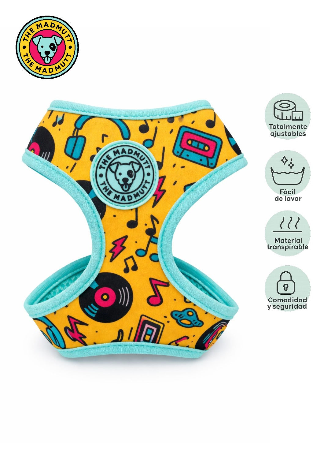 Arnés ajustable Retro Beats 📀🎵